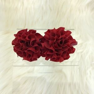 Accessories - Flower Headband with nice flower ribbon clips Accessories - Flower Headband with nice flower ribbon clips